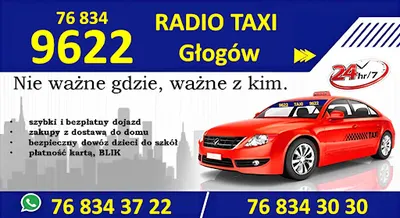 Taxi Głogów -Radio Taxi 9622